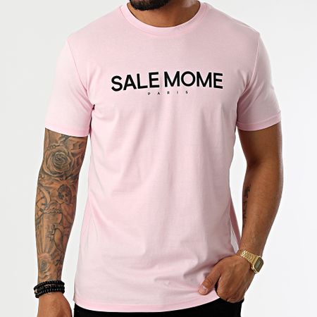 Sale Môme Paris - Maglietta con orsetto nero e rosa