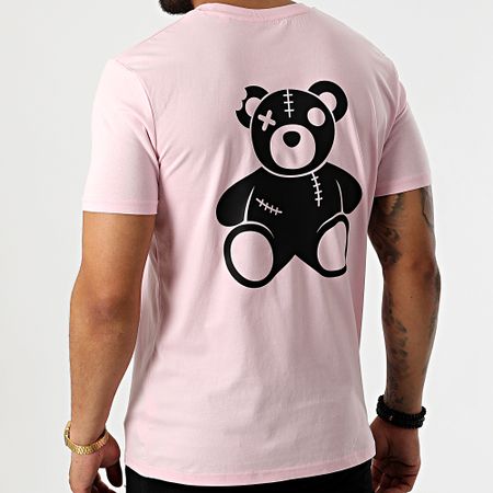 Sale Môme Paris - Maglietta con orsetto nero e rosa