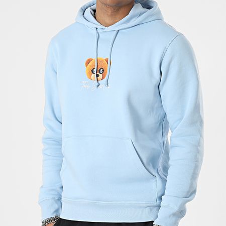 Teddy Yacht Club - Felpa con cappuccio blu cielo