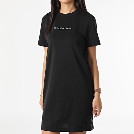 Calvin Klein - Vestito donna a righe 9916 Nero