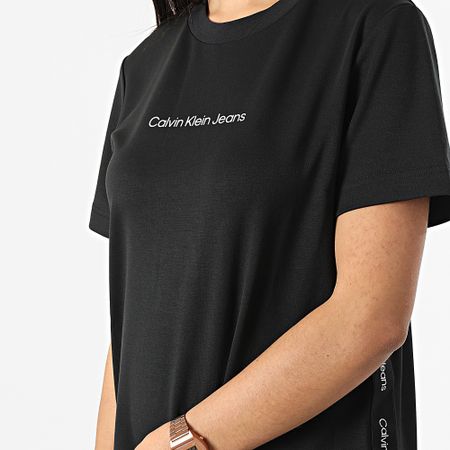 Calvin Klein - Vestito donna a righe 9916 Nero