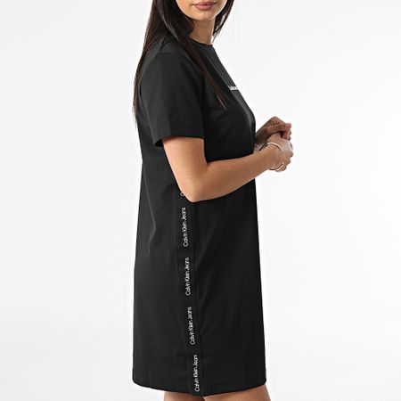 Calvin Klein - Vestito donna a righe 9916 Nero
