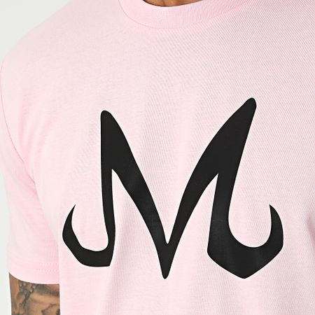 Dragon Ball Z - Majin Tee Shirt Rosa Chiaro Nero