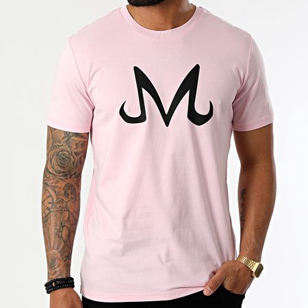 Dragon Ball Z - Majin Tee Shirt Rosa Chiaro Nero