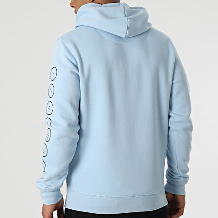 Dragon Ball Z - Felpa con cappuccio Capsule Corp Blu cielo nero