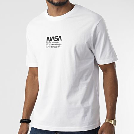 NASA - Maglietta oversize Grande Admin 2 Bianco Nero Arancione