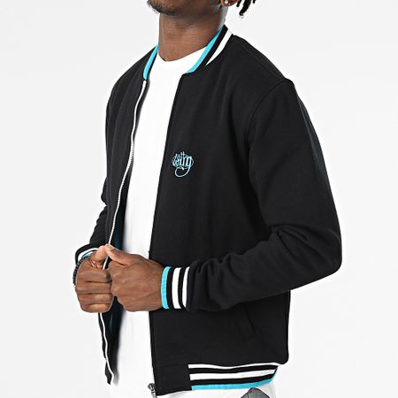 Classic Series - Giacca college con zip nera