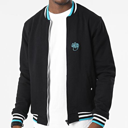 Classic Series - Giacca college con zip nera