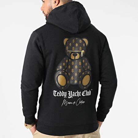 Teddy Yacht Club - Felpa con cappuccio Maison De Couture Edizione Limitata Nero
