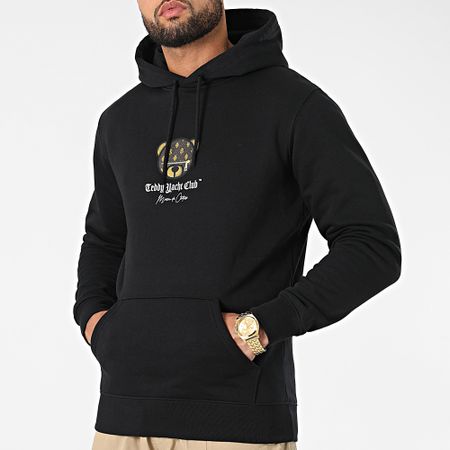 Teddy Yacht Club - Felpa con cappuccio Maison De Couture Edizione Limitata Nero