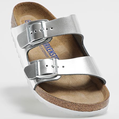 BIRKENSTOCK - Sandali donna Arizona BS Argento