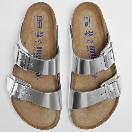 BIRKENSTOCK - Sandali donna Arizona BS Argento