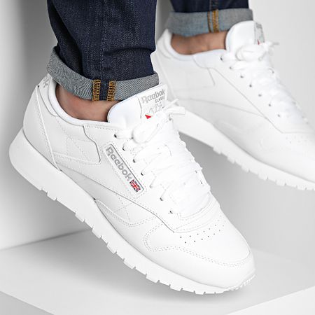 Reebok - Classic Leather GY0953 Footwear White Pure Grey 3 scarpe da ginnastica