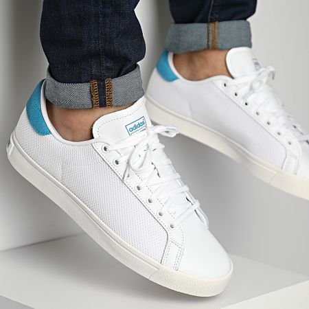 Adidas Originals - Rod Laver Vintage GZ6297 Cloud White Chalk White Blue Rush Sneakers