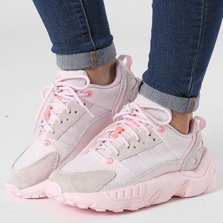 Adidas Originals - ZX 22 Boost Sneakersda donna GY6712 Quasi Rosa Chiaro Rosa Rosso Acido