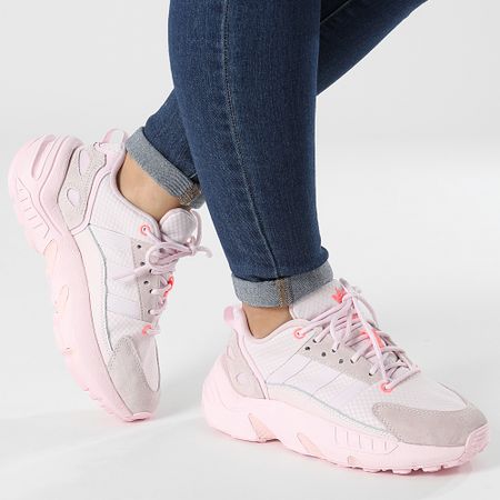 Adidas Originals - ZX 22 Boost Sneakersda donna GY6712 Quasi Rosa Chiaro Rosa Rosso Acido
