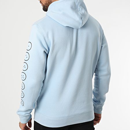 Dragon Ball Z - Felpa con cappuccio Capsule Corp Sky Blue Black