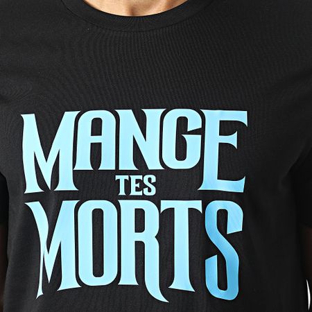Seth Gueko - Mange Tes Morts Tee Shirt Nero Azzurro