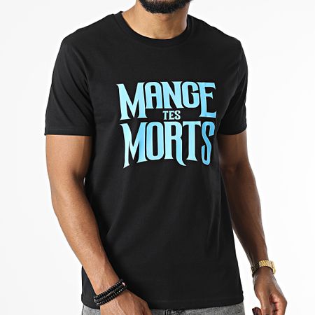 Seth Gueko - Mange Tes Morts Tee Shirt Nero Azzurro