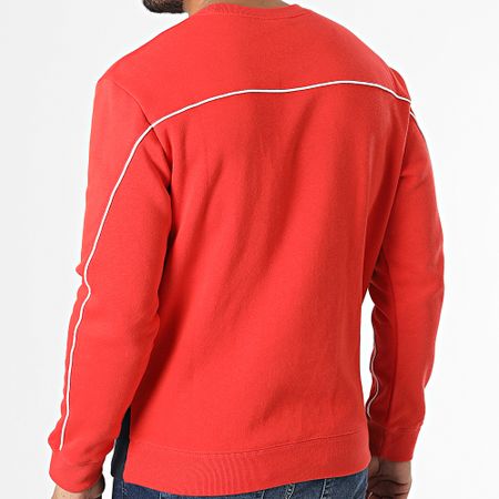 Champion - Sudore con girocollo 217852 Arancio Navy