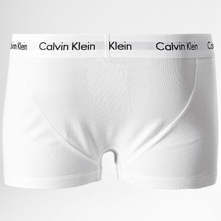 Calvin Klein - Set di 3 boxer in cotone elasticizzato U2664G Bianco