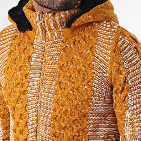 Classic Series - Gilet con cappuccio color cammello