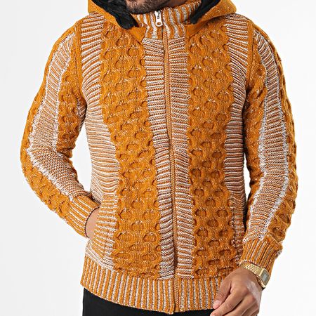 Classic Series - Gilet con cappuccio color cammello