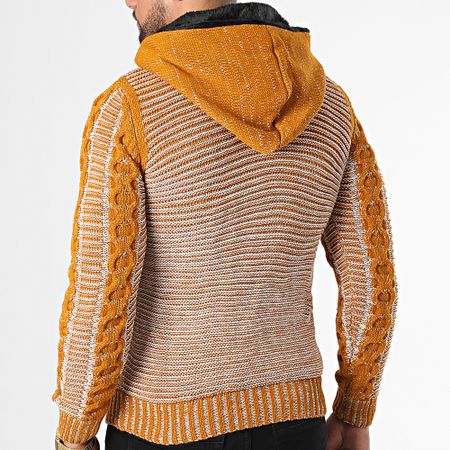 Classic Series - Gilet con cappuccio color cammello