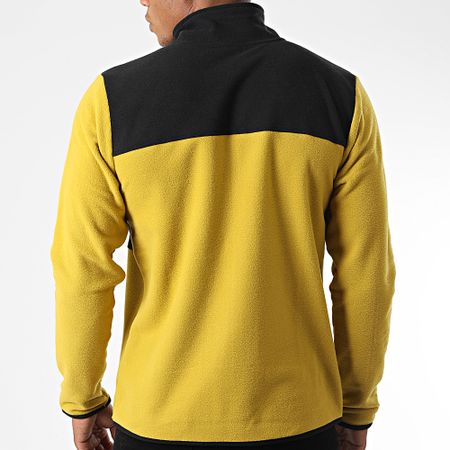 The North Face - A4AJC Giacca in pile con zip giallo senape nero