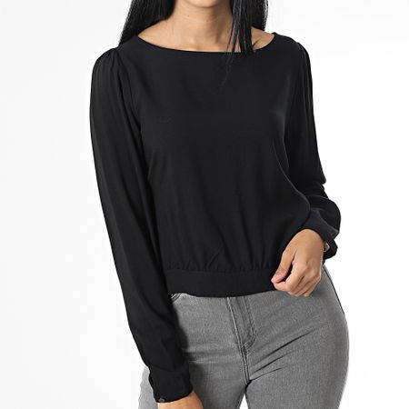 Only - Top a maniche lunghe da donna Nero