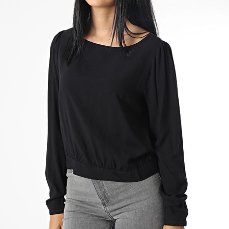 Only - Top a maniche lunghe da donna Nero