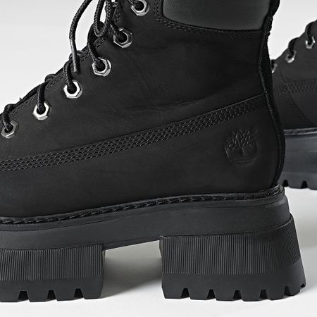 Timberland - Stivali da donna Sky 6 Inch Lace Up A248J Nero Nubuck