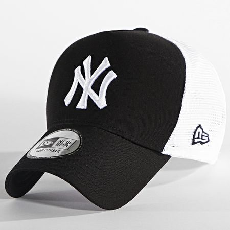 New Era - Cappello Trucker New York Yankees Essential Nero Bianco