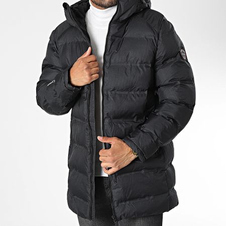 Indicode Jeans - Piumino con cappuccio 15-424 nero