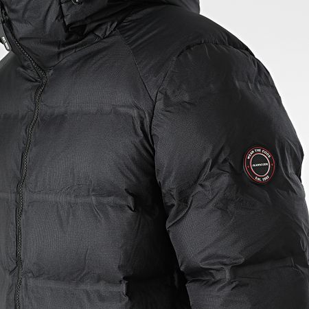 Indicode Jeans - Piumino con cappuccio 15-424 nero