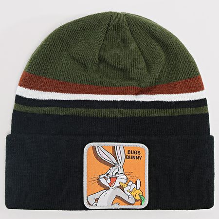 Capslab - Berretto Bugs Bunny Nero Verde Khaki
