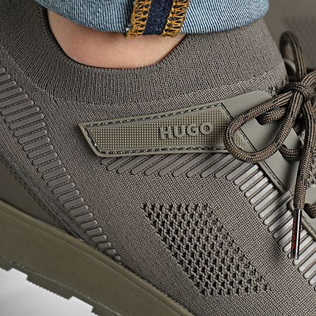 HUGO - Sneakers Icelin Runner 50471301 Verde scuro