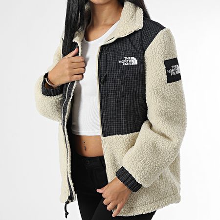 The North Face - Giacca in pelle di pecora da donna Season Denali Beige