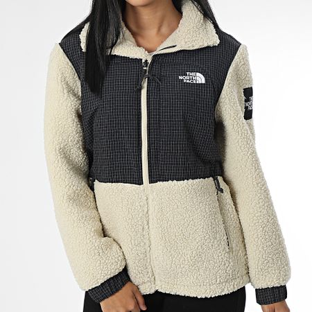 The North Face - Giacca in pelle di pecora da donna Season Denali Beige