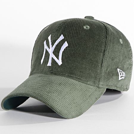 New Era - Cappello da baseball in velluto New York Yankees 60292442 Verde Khaki