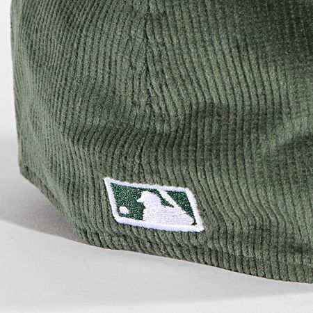 New Era - Cappello da baseball in velluto New York Yankees 60292442 Verde Khaki