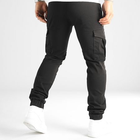 LBO - Set di 2 pantaloni cargo bianchi e neri dal taglio regolare 2713 2715