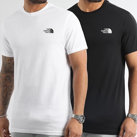 The North Face - Set di 2 camicie a cupola semplice A2TX5 bianco nero
