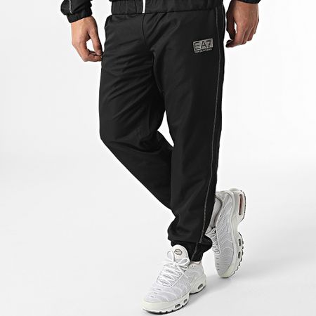 EA7 Emporio Armani - 3RPV02-PNP5Z Tuta da ginnastica nera riflettente
