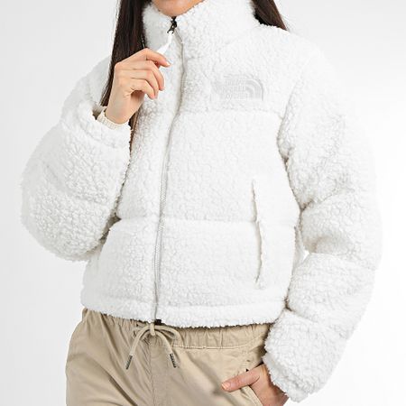 The North Face - Giacca di pelliccia da donna Nuptse A7WSK Bianco