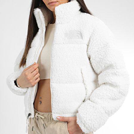 The North Face - Giacca di pelliccia da donna Nuptse A7WSK Bianco