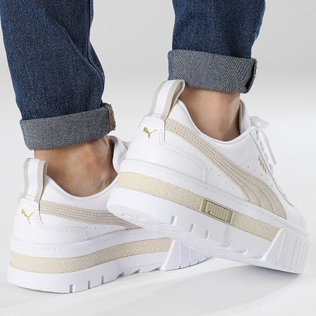 Puma - Sneakers Mayze Lth Donna 381983 Bianco Peyote