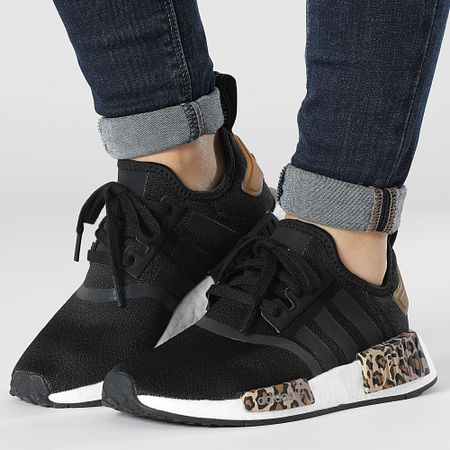 Adidas Originals - Sneakers NMD R1 Donna GX2027 Cloud White Core Black Leopard