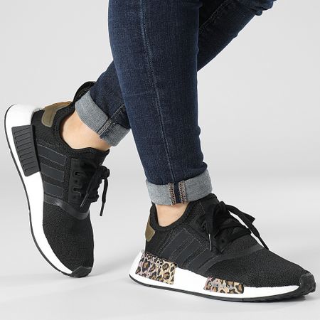Adidas Originals - Sneakers NMD R1 Donna GX2027 Cloud White Core Black Leopard
