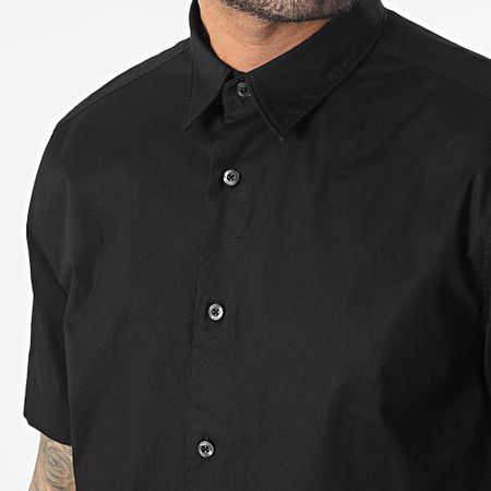 HUGO - Ebor Camicia a maniche corte 50475668 Nero